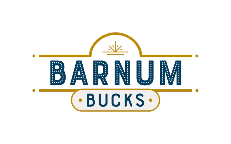 Barnum bucks card with no rounded border or shadow